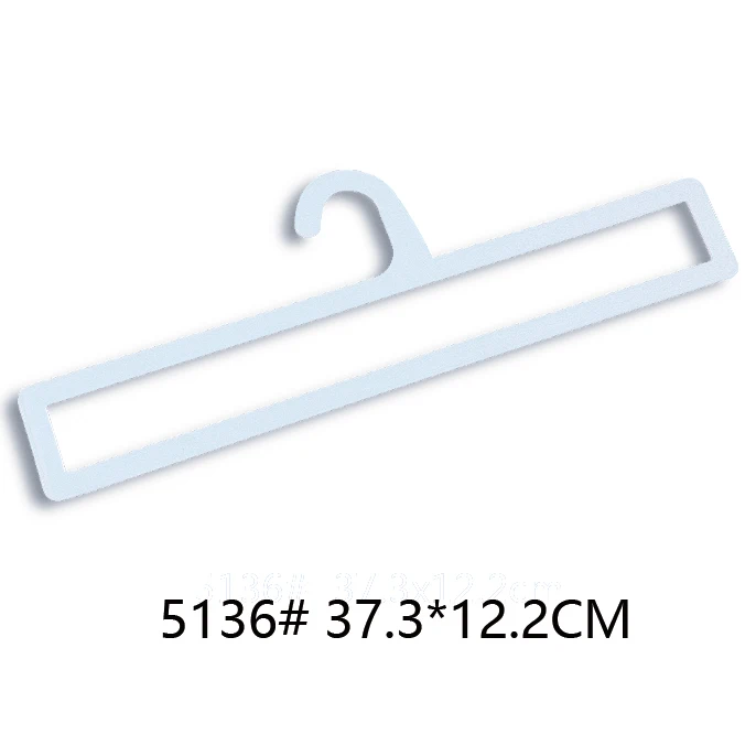 Custom Supermarket Plastic Transparent Towel Hanger Hijab Shawl Scarf Hanger