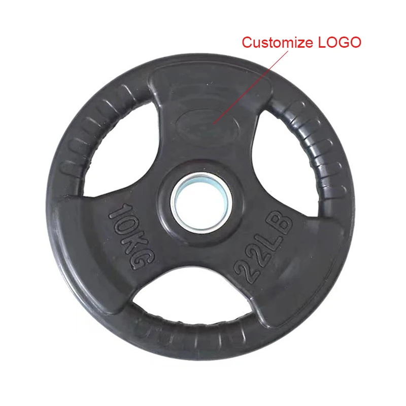 TELLUS Hot Sale Weight Lifting Barbell Gym Equipment Grip Plate Discs Bumper Plate Weight Plate For Home Gym