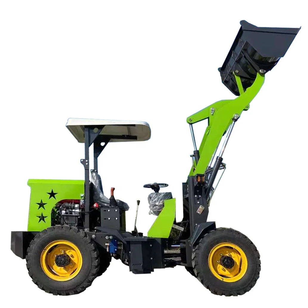 2022 newly mini wheel loader 0.6t 1t 1.5t 1.6t 1.8t 2t 2.2t 2.5t 3t electric underground multi terrain loader with crane bucket