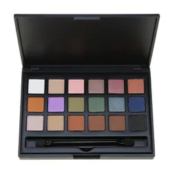 18 Colors Smoky Eyeshadow Palette Rose Pearlescent Matte Neutral Eyeshadow Palette With Private Label