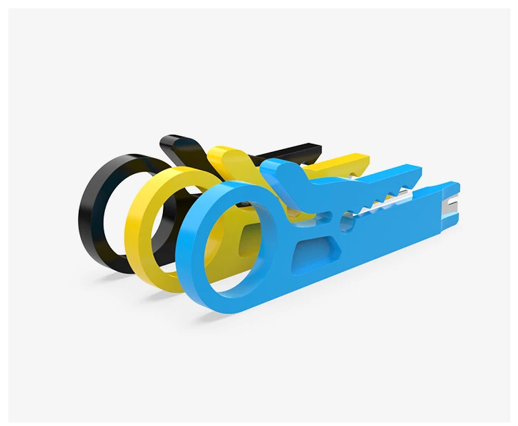 ZHEFAN Factory Price and High Quality Network Insert Tool Cat5e Cat6 Cable Wire Cutter Stripper Small Plastic Knife