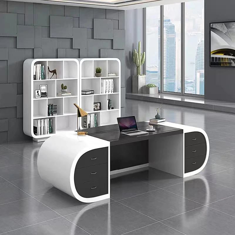 High end wooden escritorios executive desk de oficina big mdf boss ceo executive office furniture tables