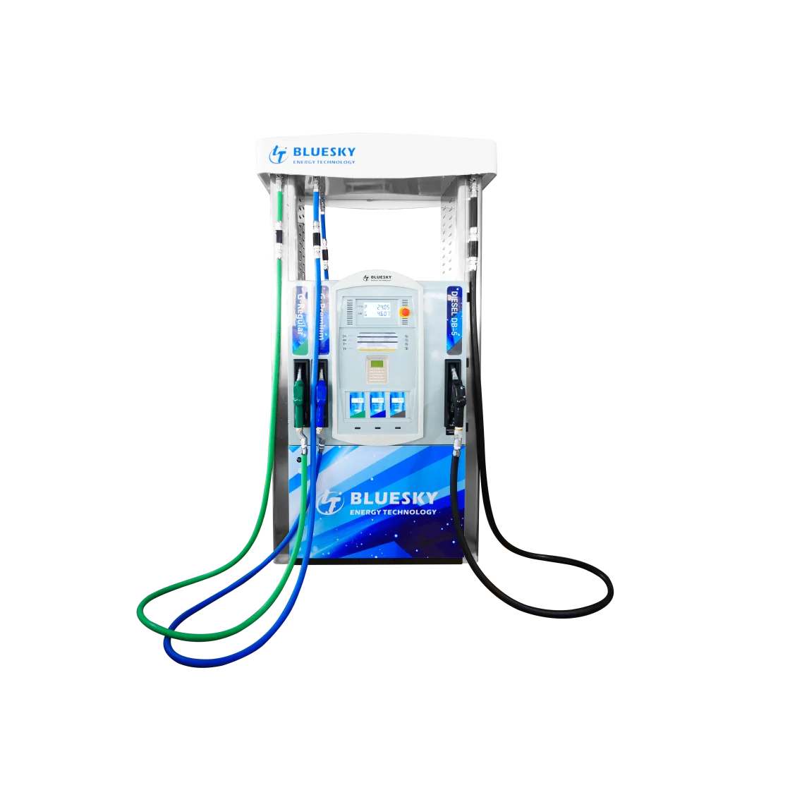 Bluesky Petrol Pump Dispenser Pump Fuel Gas Station Submersible Type Fuel Dispenser Petrol 6 Nozzle Nozzle Petrol Dispenser