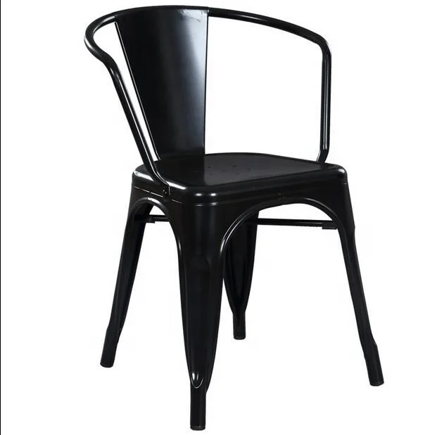 Hot sale  fashion design free sample metal arm chairs