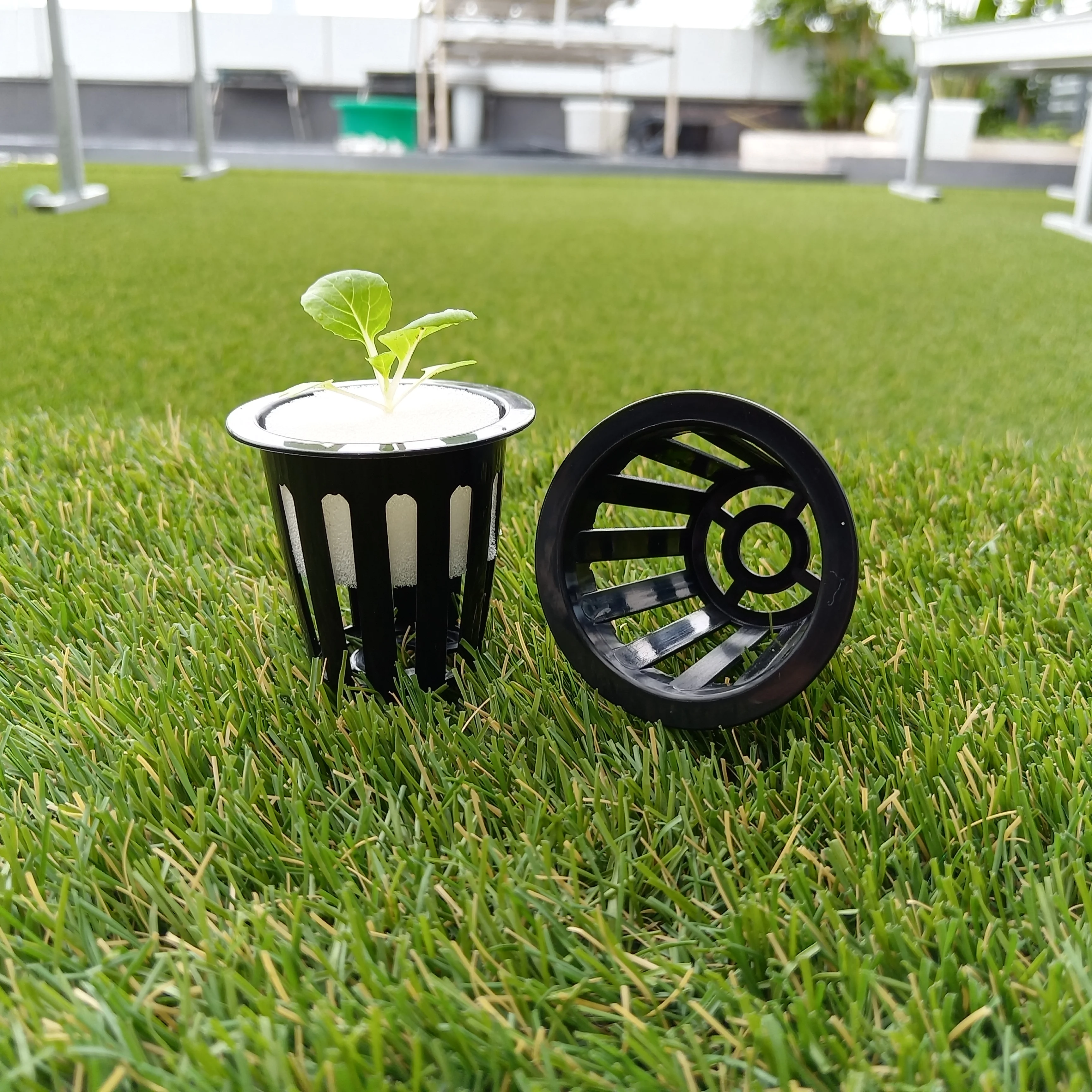 New Product For Hydroponics NFT 2 inch plastic net cup Hydroponic Growing Plant Pot Mesh N Cup