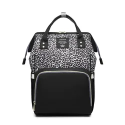 2021 fashion multi-function large capacity leopard print Maternity Nappy Bag elegant diaper backpack baby