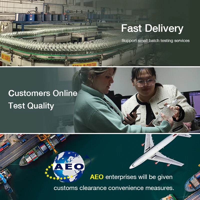 Hot Sale 500ml Clear Glass Wine Bottles Custom Regular Screw Mouth Spirit Glass Bottle round Shape Cork Sealing Decal Packaging