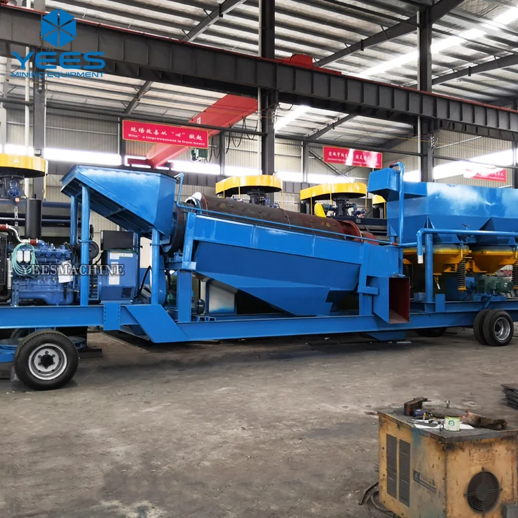 Портативное оборудование для добычи золота, мобильный троммель, экран для продажи