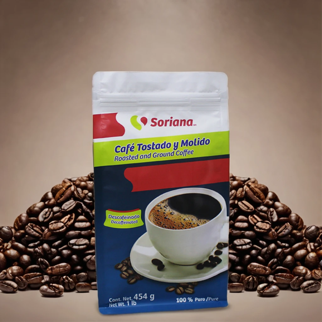 8 Side Seal Instant Packaging 2kg Bean 250g Bags 250gram 1 Kg Flat Bottom Aluminum Foil 250g/ 500g /1kg Vacuum Coffee Bag