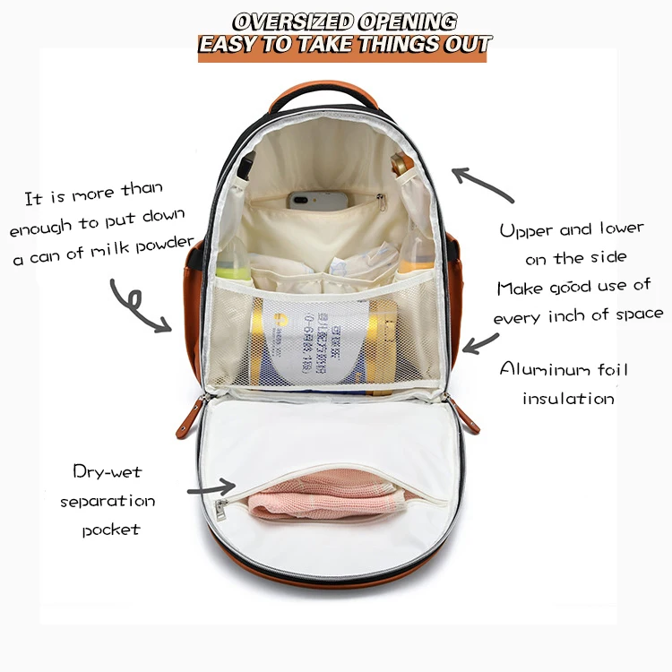 Baby Diaper Bag Backpack Multifunction Travel Back Pack Maternity Baby Changing Bags