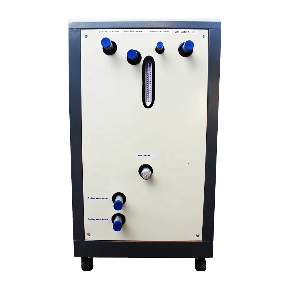
refrigeration equipment 10.5 kw power rating water cooled industrial chiller with screw compressor box chillers 