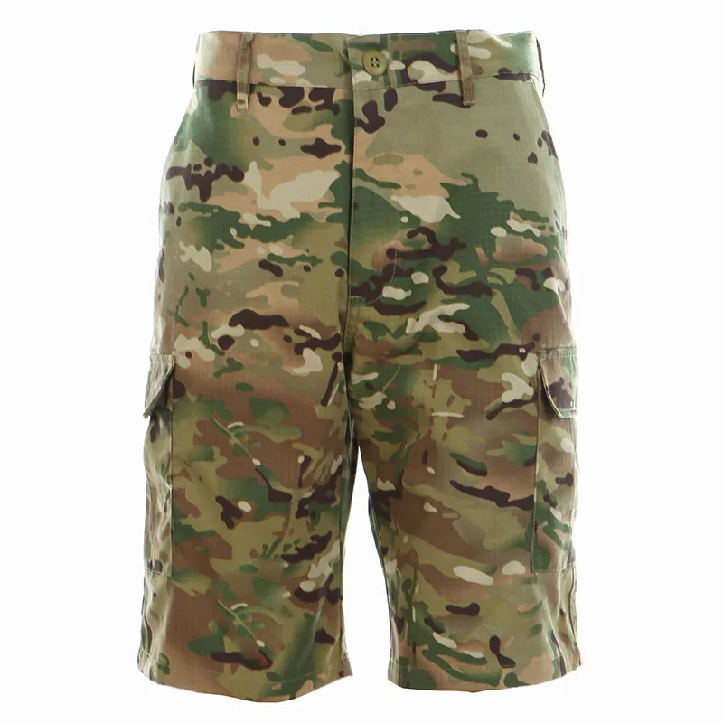 
Mens Army Tactical Shorts Pants Ripstop BDU Style Multicam Camo Short 
