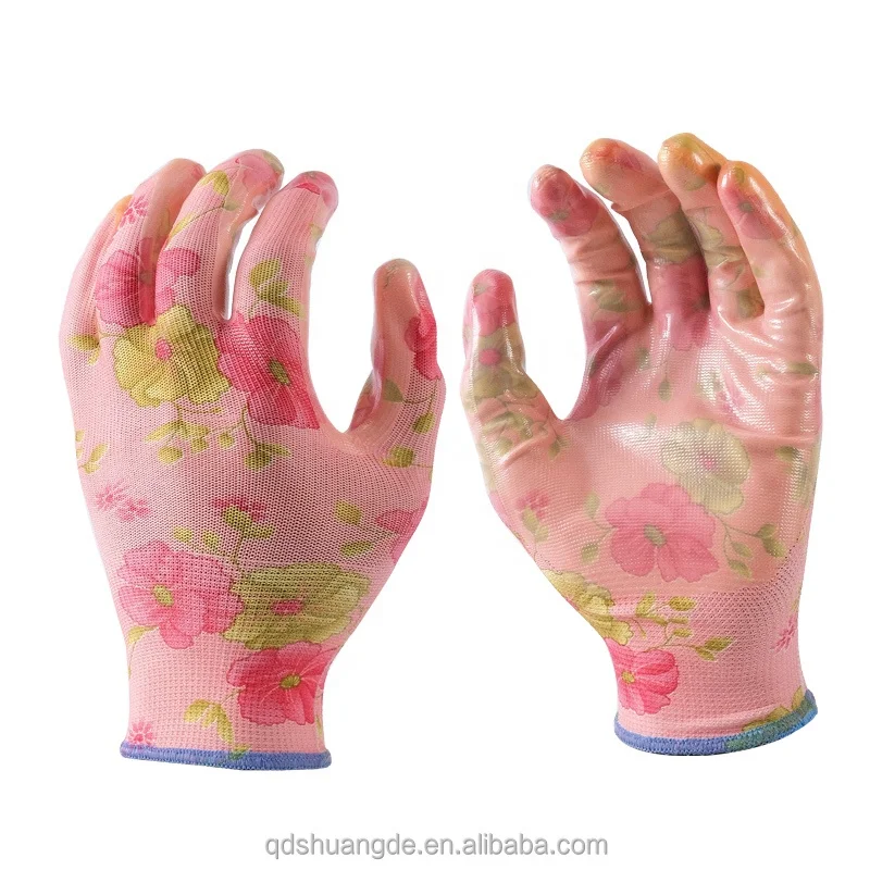 Водонепроницаемые женские перчатки с нитриловым покрытием