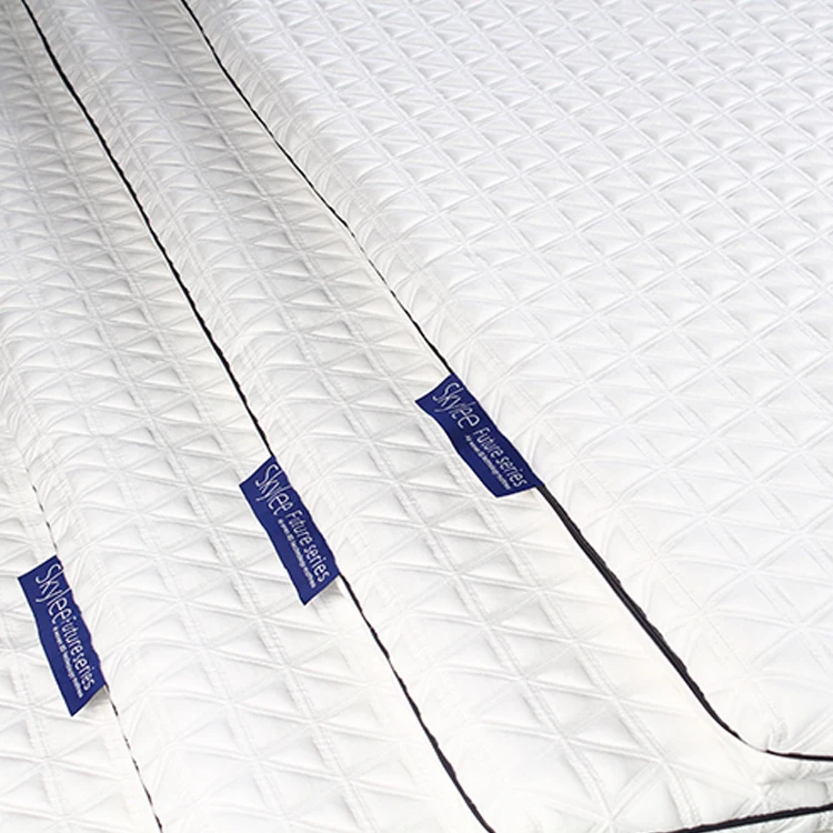 3D mesh cool mattress high density POE PE mattress high polymer air fiber air weave massage mattress