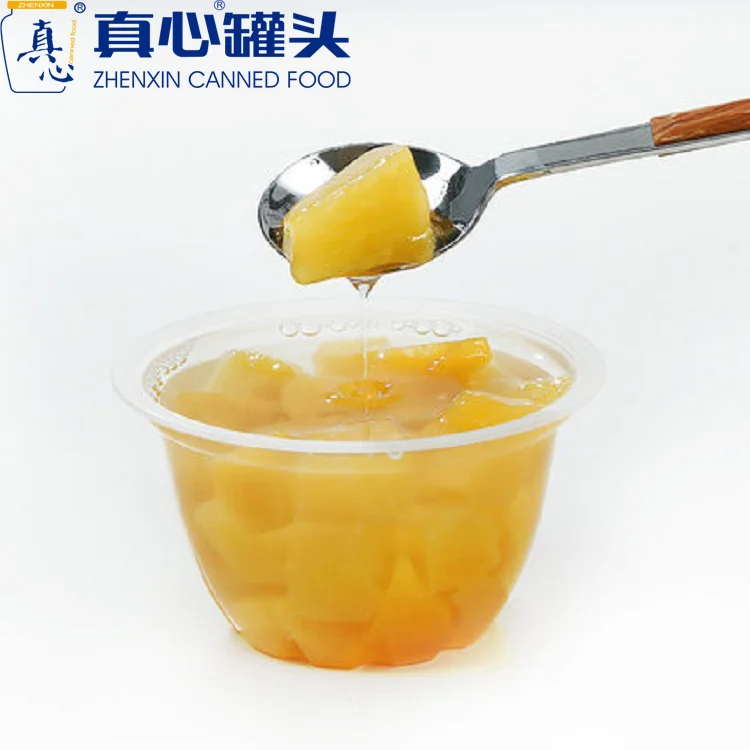 Factory Supply High Quality Canned Yellow Peach Dices in Light or Heavy Syrup Peaches in Jars