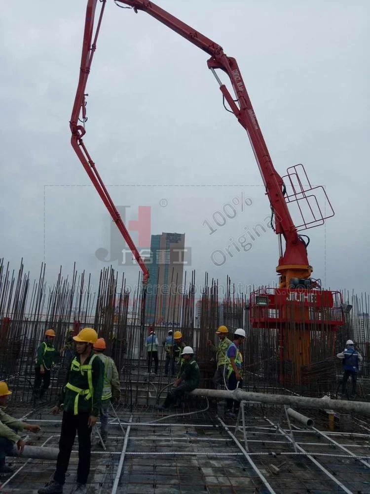 
28m 33m Hydraulic Self-Climbing Concrete Tower Placing Boom Without Counter Weight on Sale 