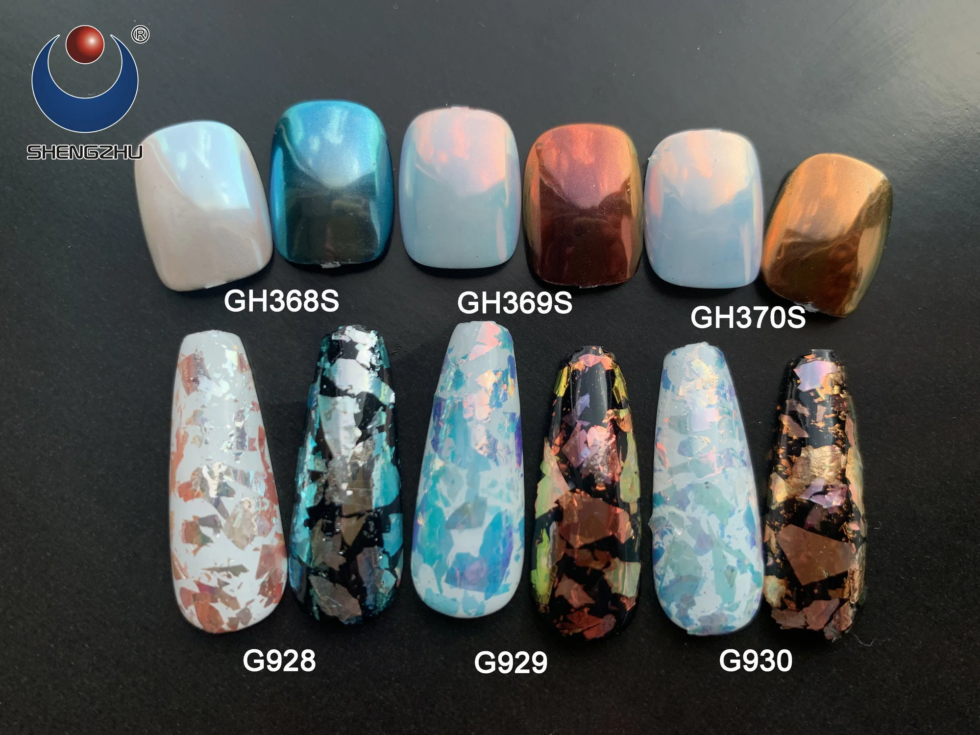 new arrival G928 series cosmetic makeup eye shadow transparent chameleon flakes aurora mermaid color shifting flake