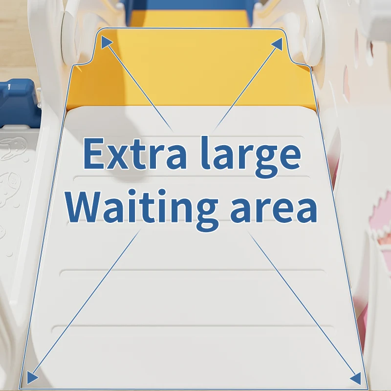 High Quality Rabbit Design Slide And Swing For Kids Play Yard Indoor Playground Basketball Hoop Toddler Play