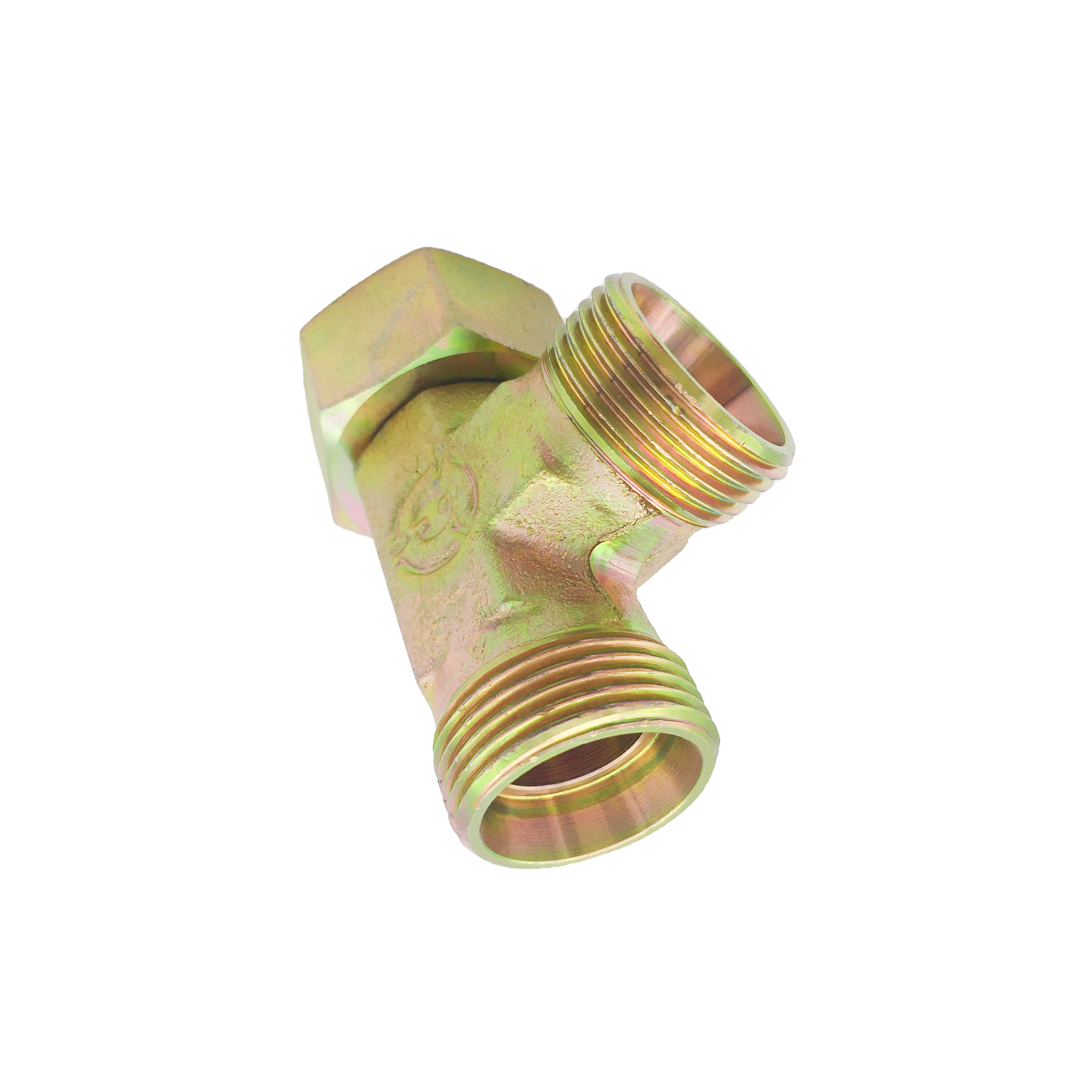 High Quality Pipe Compression Swivel Nut Run Pipe Connection 304 stainless steel carbon steel tee fittings