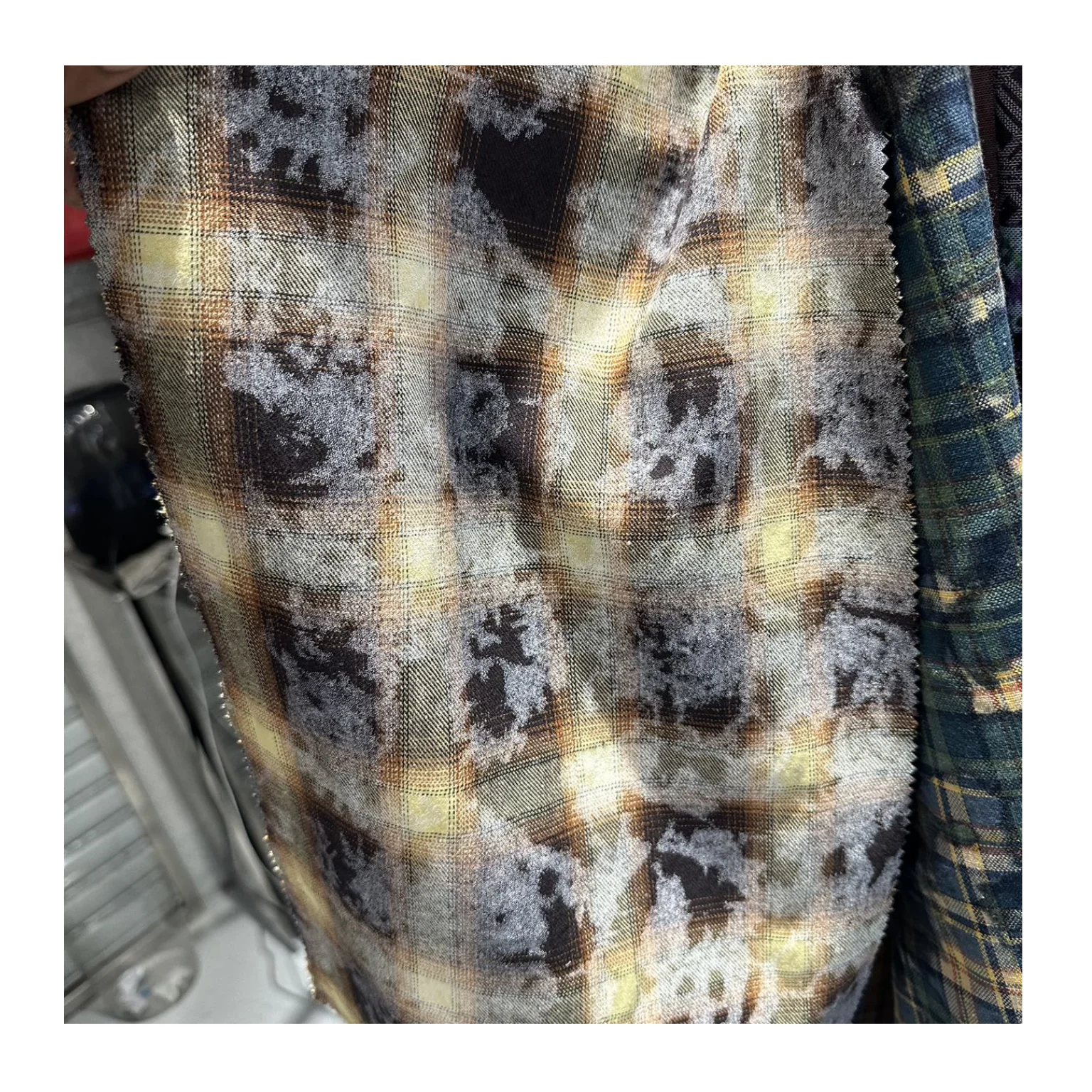 Poplin yarn dyed plaid fabric cotton yarn dyed fabric stocklot yarn dyed fabric for mens shirt