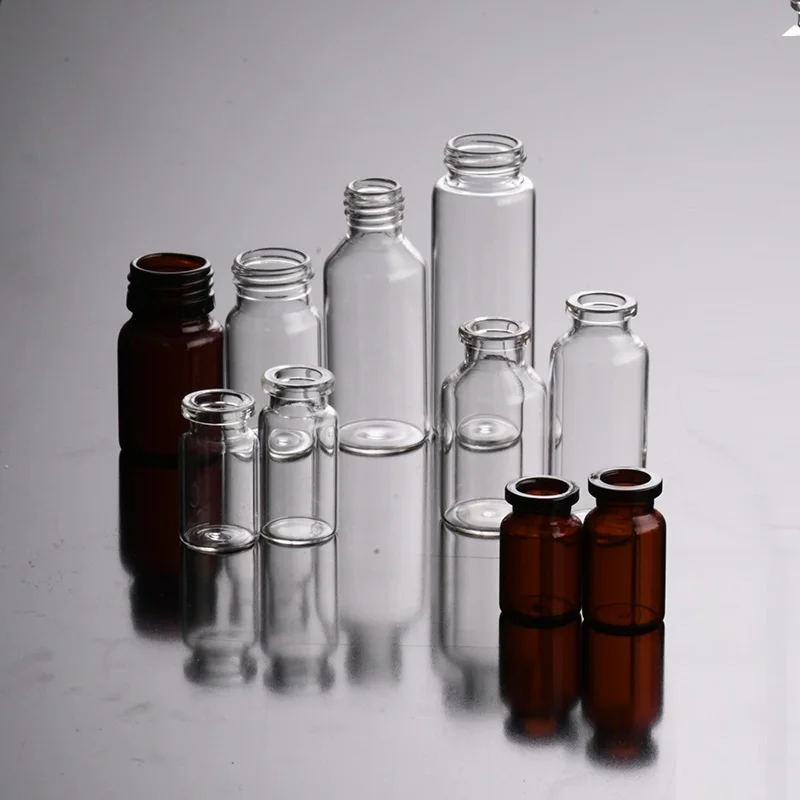 1mL 2ml 3ml 5ml 7ml 10ml 15ml 20ml 5.0 neutral borosilicate medical pharmaceutical transparent injection tubular glass vials
