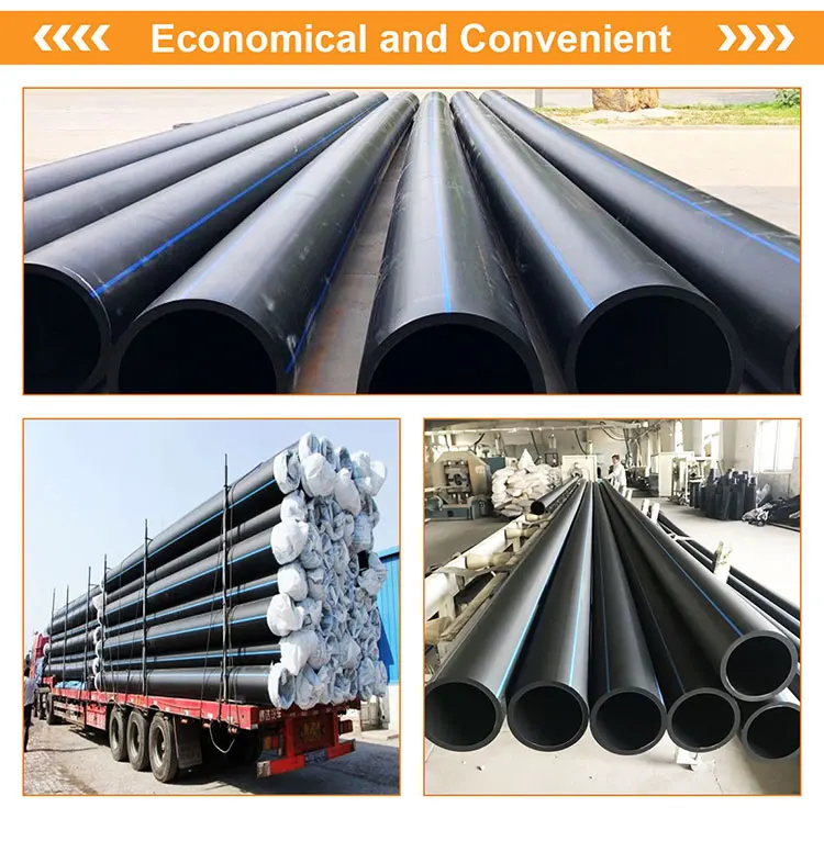 Underground Large diameter pn12 pn10 pe100 od1000 265mm 4inches malaysia HDPE pipes 800mm 1000mm 2000mm Urban Water Supply Pipe