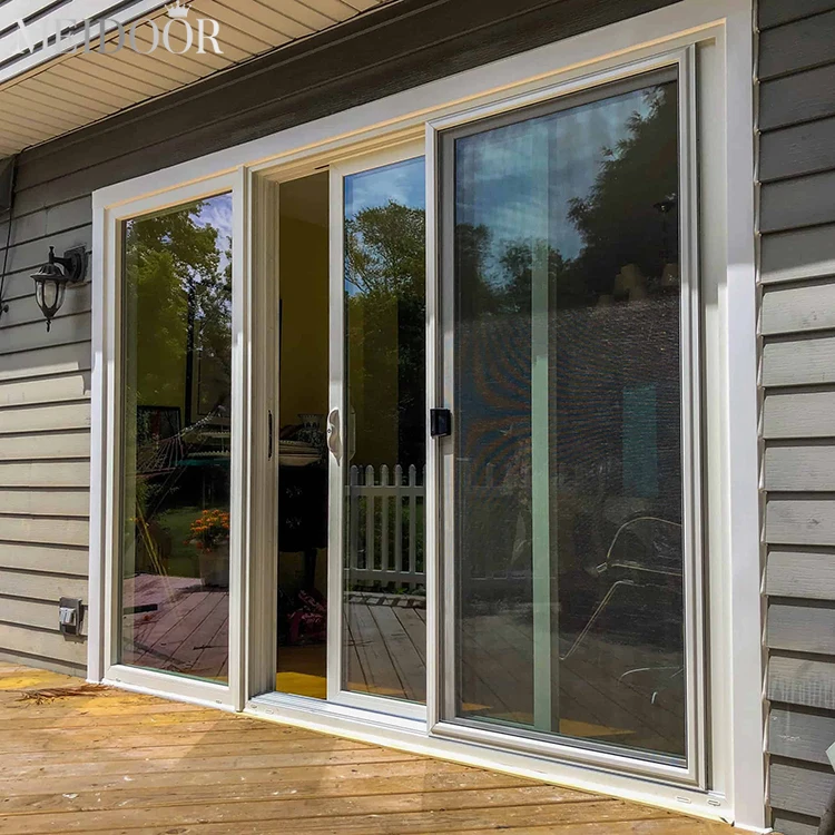 Latest Design Mosquito Net Screen Shipping Container Bathroom Main Doors Glazed Replacement Exterior Hidden Sliding Door