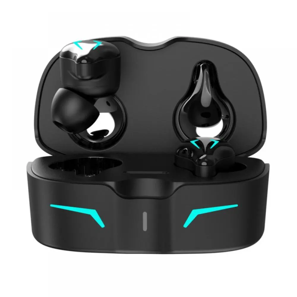 Low latency stereo sound anc mini wireless in-ear sports headphones with microphone