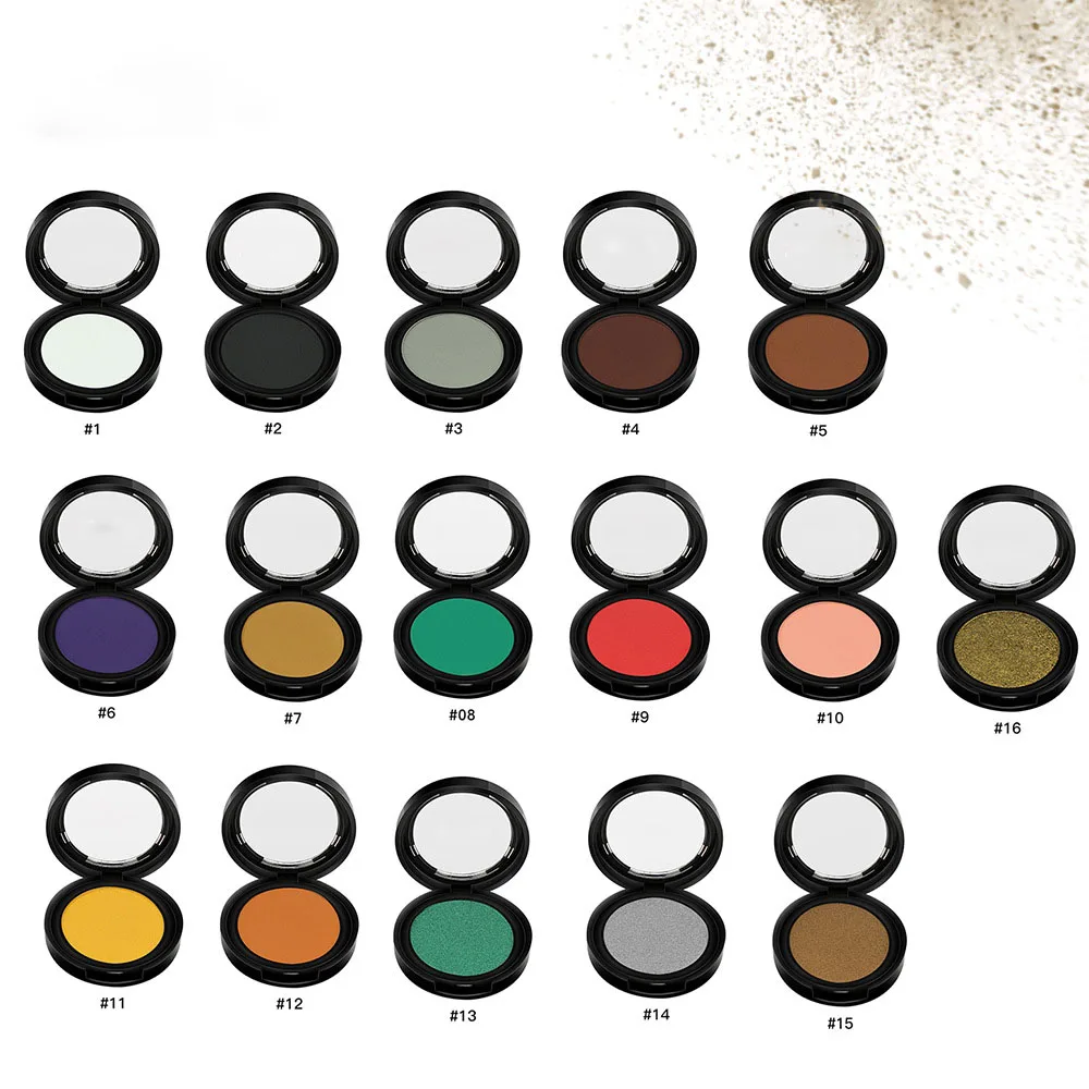 18 Color Holographic Palette High Pigment Stick Private Label Chrome Metallic Vegan Primer Highlighter New Eyeshadow