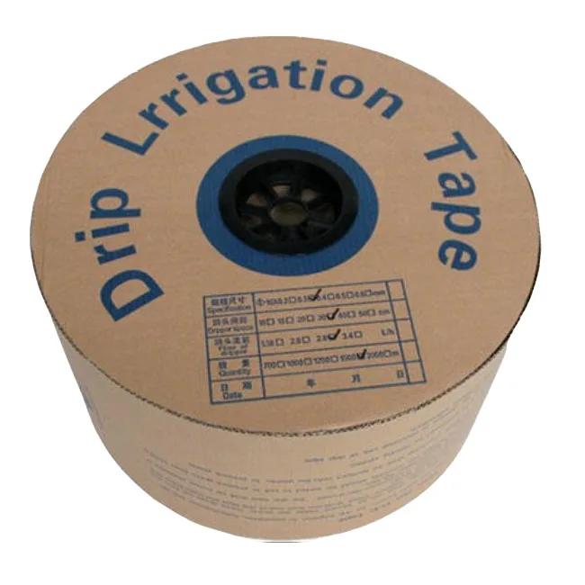 8mil капельная ирригационная лента для системы полива воды плоский эмиттер driptape riego por gotero gotema