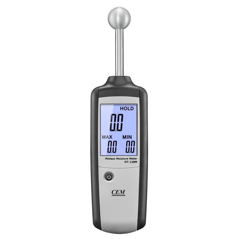 CEM DT-128M CM 0-100% Pinless /Soil /Plant/Wood  Moisture Meter/digital moisture meter for grains For Construction Gypsum Cement