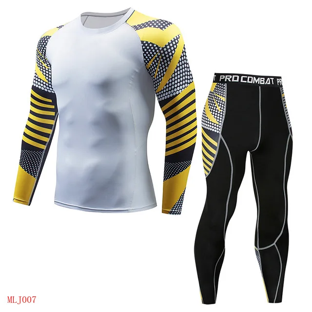 Новая модель термобелья, мужские комплекты, компрессионные быстросохнущие кальсоны для фитнеса и бодибилдинга