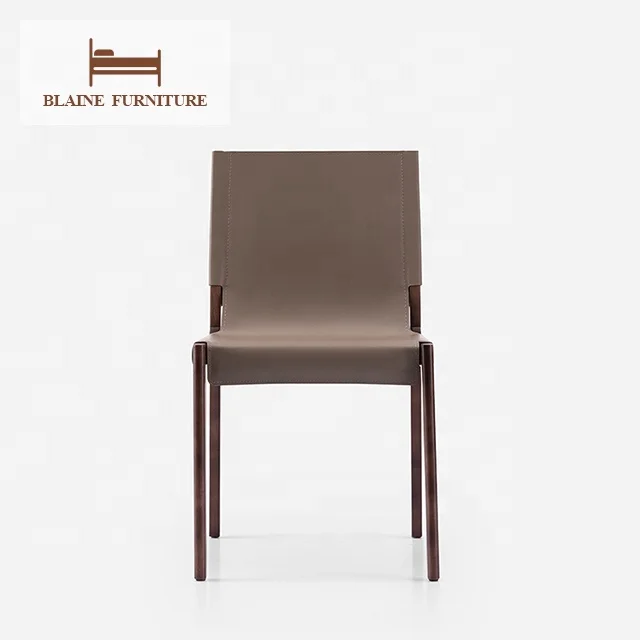 Nordic Modern Restaurant Upholstered Dining Chairs Solid Wooden Fabric Design Dining Chairs Dining Room Sets