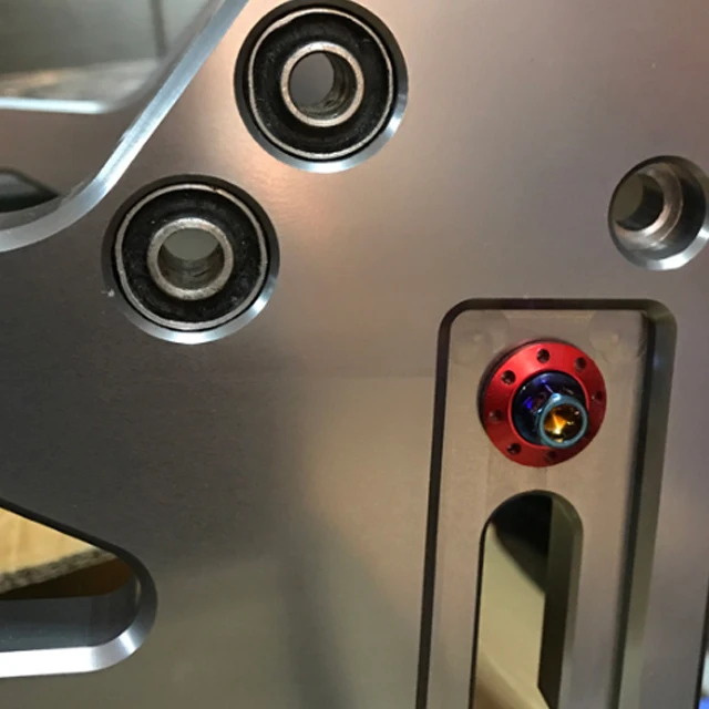 Fashion Colorful Anodized Gr2 Gr5 Titanium Screw For Bicycle