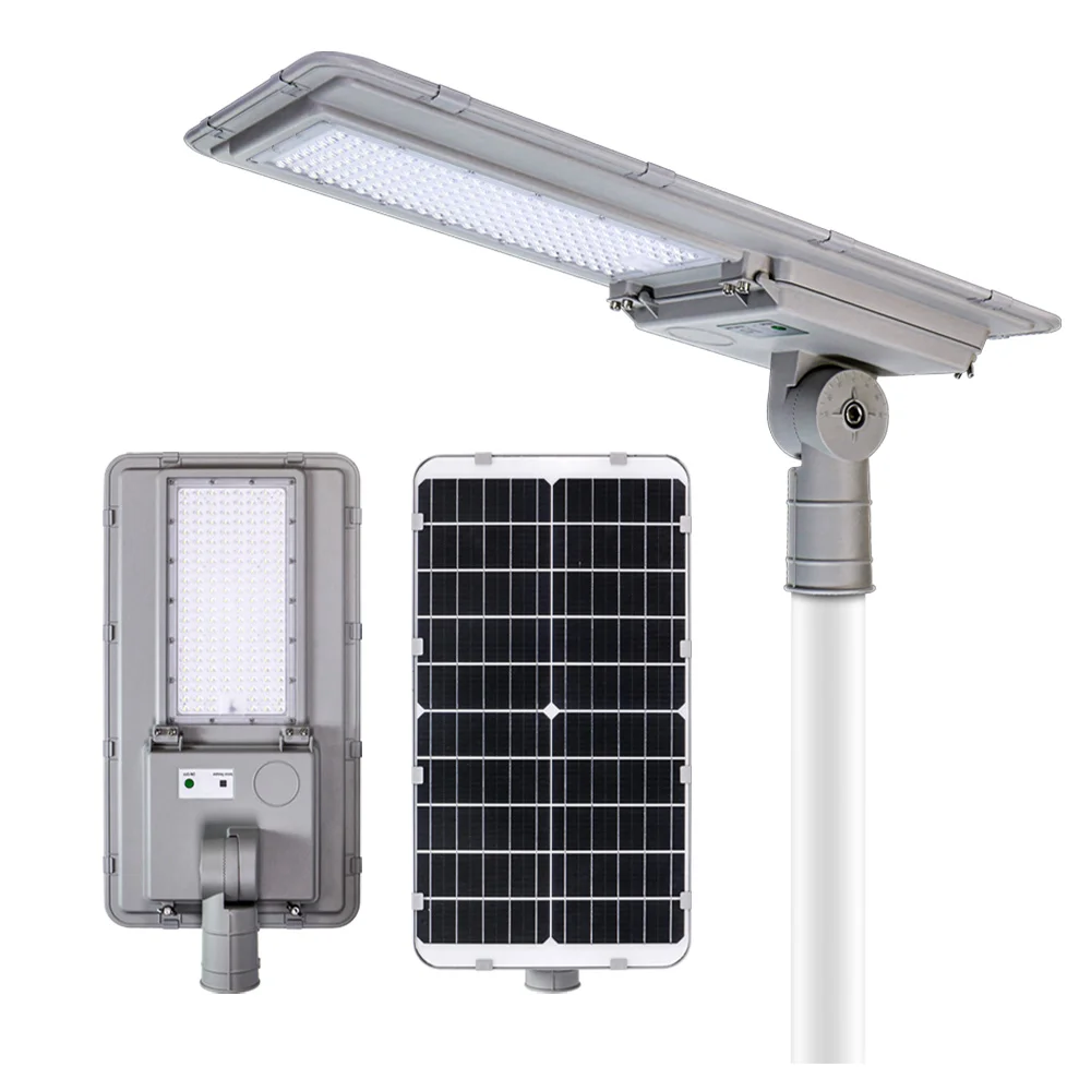 KCD High brightness led chip low power consumption all in one 100 watt led solar street light