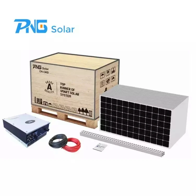 PNG Solar Energy  On-grid Power System 30KW 50KW 100KW Solar Power System for Industrial Roof Building