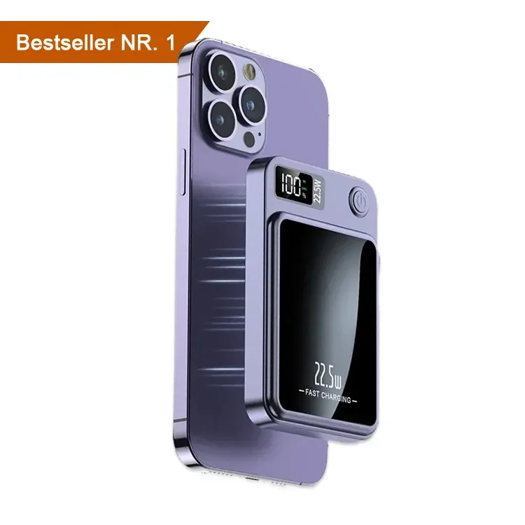 Magnetic Wireless Power Bank 10000mAh Portable PD 20W Fast Charging External Battery for iPhone 15 Pro 14 13 12 PowerBank