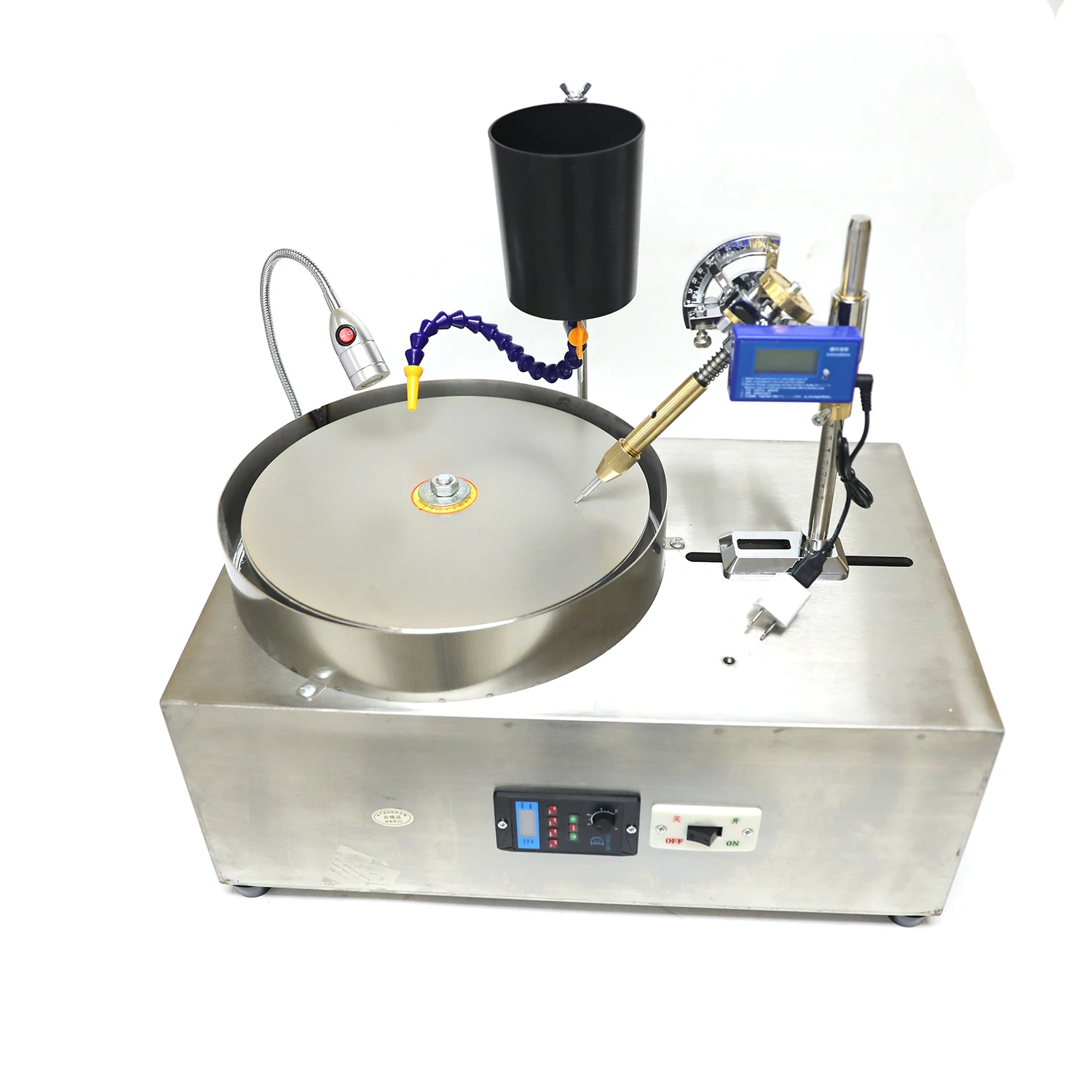 New Arrivals 12inch Lapidary Machine High Quality Speed Control Polishing Machine Gemstone Faceting Machine for Jewelry