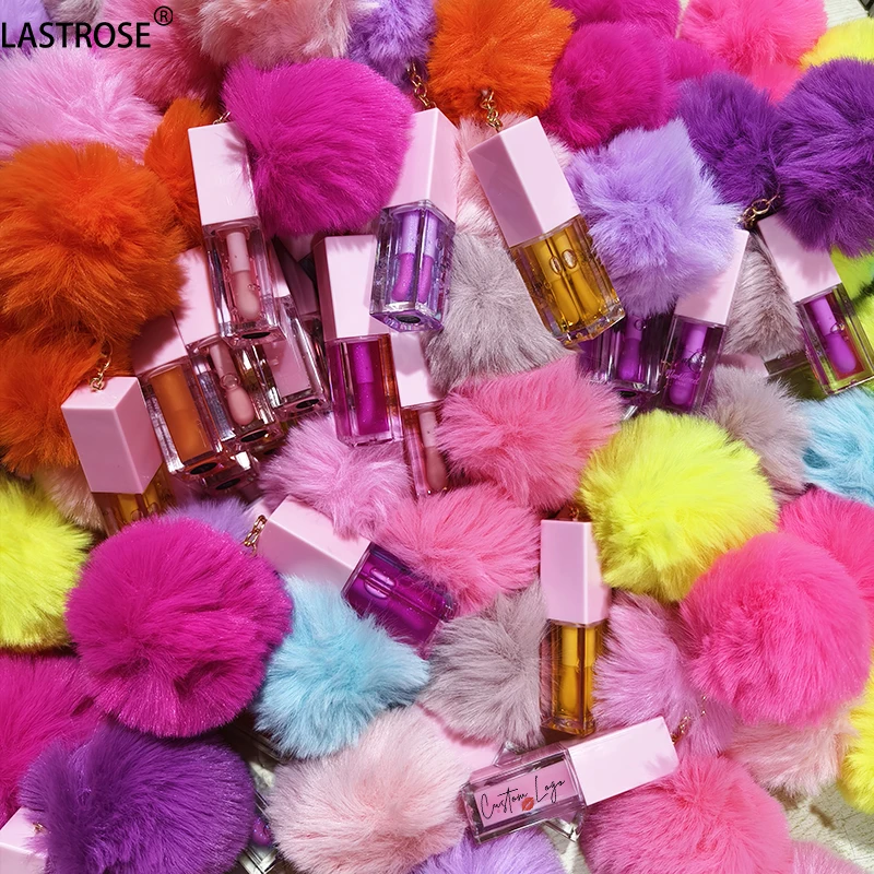 Wholesale Mini Lipstick Moisturizing Fruit Shimmer Lip Oil with Transparent Gloss Vegan Private Label Liquid Lipgloss Makeup