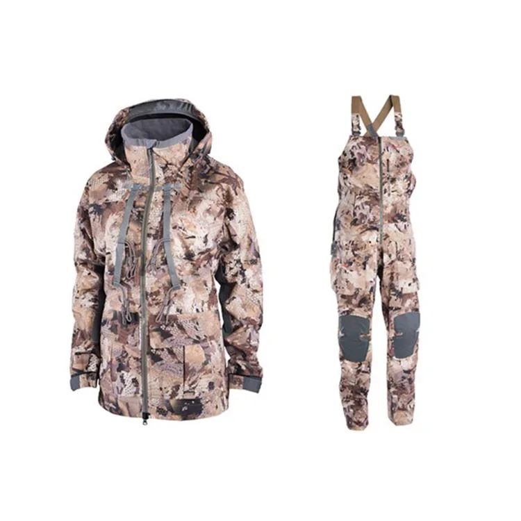 Camouflage Breathable New Materials Hunting Suit with Fleece Lining