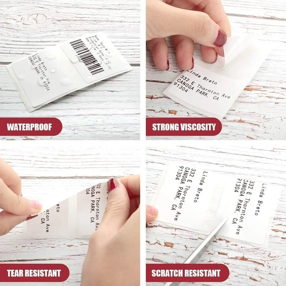 Self Adhesive 4x6 100*150mm Blank Waterproof Printer Compatible Sticker Paper Barcode Direct Thermal Shipping Label