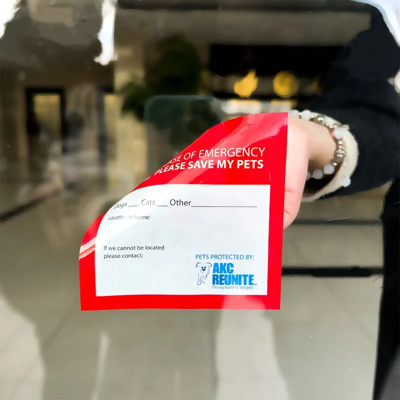 Custom Logo Printing Waterproof Self Adhesive PVC Vinyl Stickers Exhibition Office No Glue Cling Glass Window Static Stickers