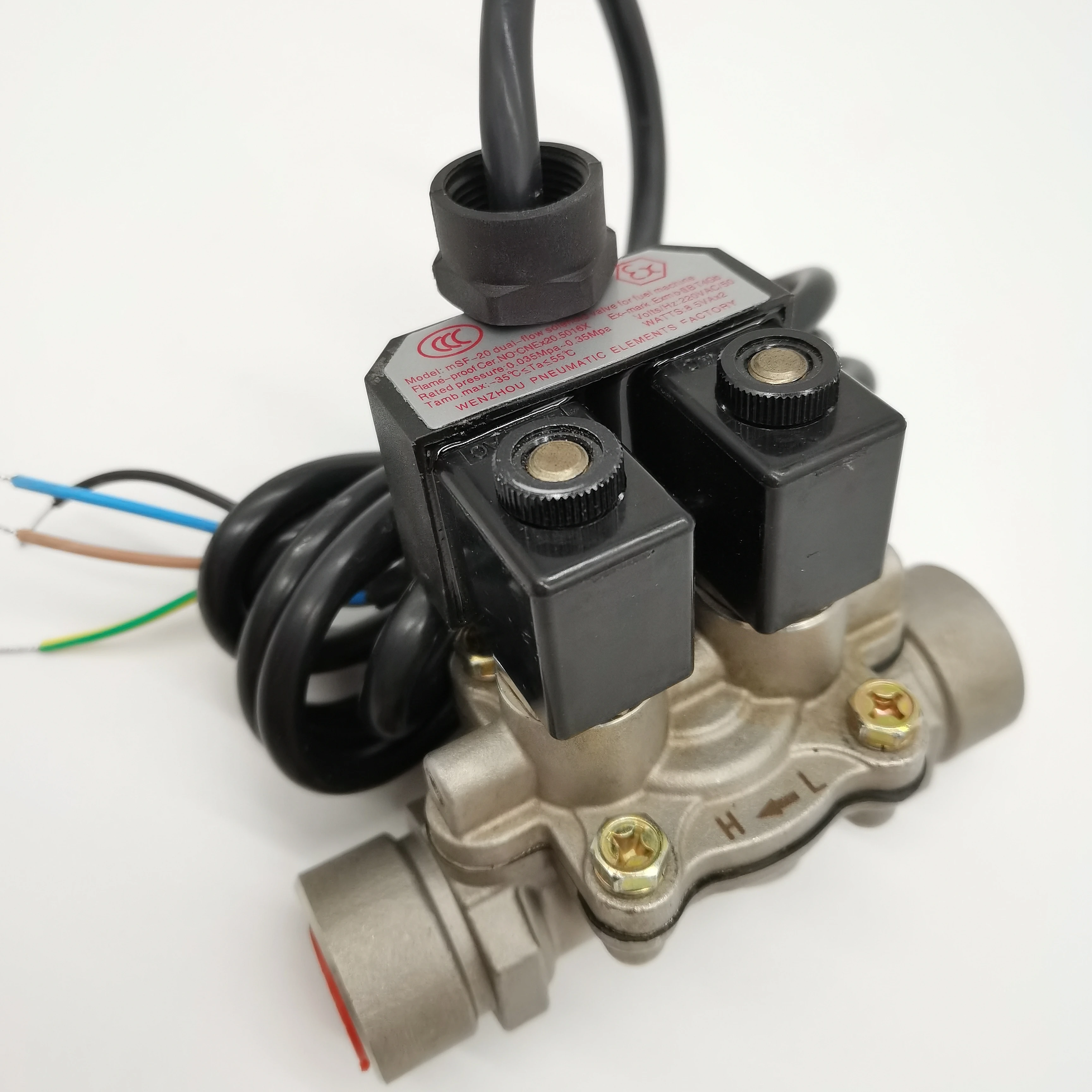 Ecotec 3/4 inch Stainless Steel Solenoid Valve Urea Dispenser Valve for Gas Station