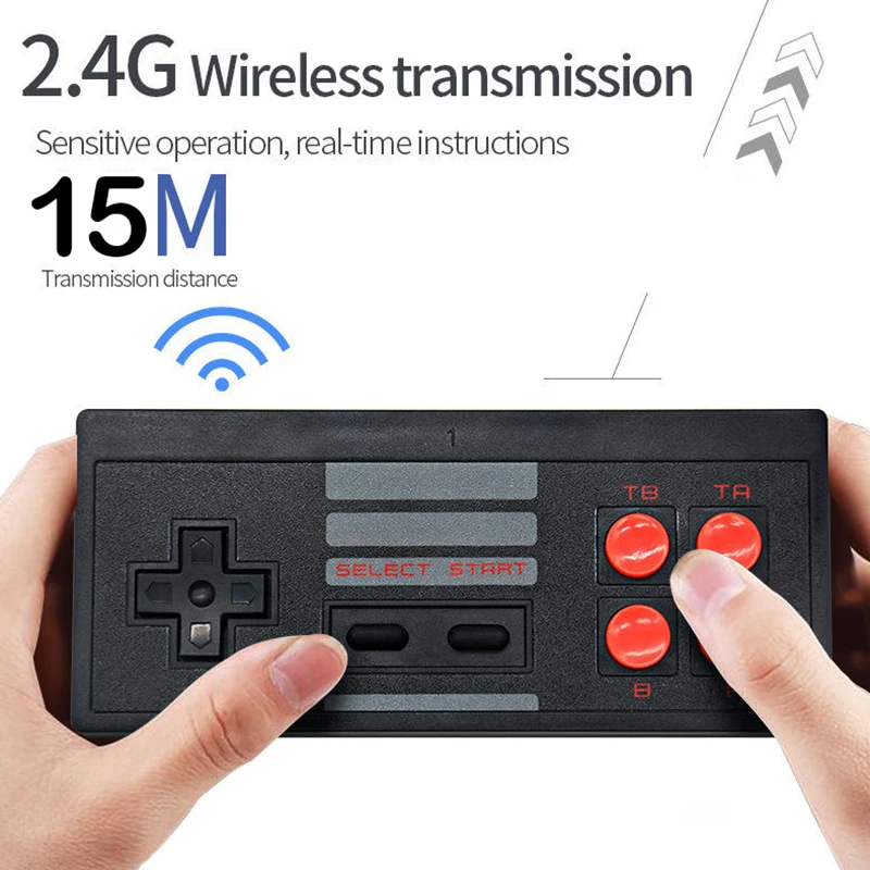 Cheap 620 Games Machine Video Console Extreme Game Box 2.4G Wireless Controllers Gamepads TV Stick Retro Mini Consola for NES