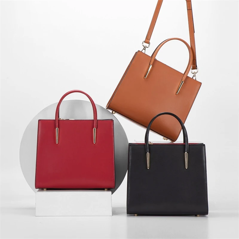 
Trendy European Style Women Handbag Decoration Pu Leather Hand Bag Lady 