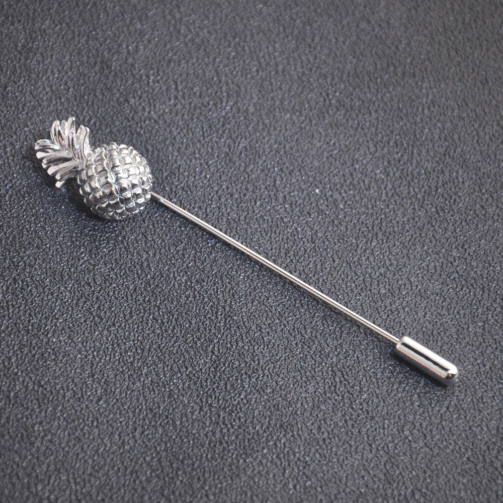 Sale Collar Pin Bar High-end Fashion Personality Brooch Silver Gold Clip Collar Shirt Buttoned Pin Male Accessories