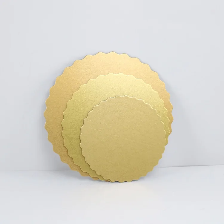 Halloween cutting die10 Inch Paper Cake Base 2mm gold Cake Drum Gold Cake Board