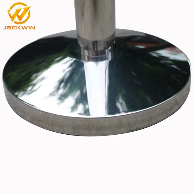 Wuhan Jackwin Retractable Belt Bank Queue Line Stanchion Post Crowd Control Barriers