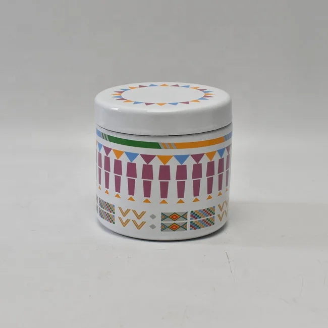 Saudi Arabian Style Enamel Coffee  Bean Can Oil Pot Tea Pot Enamel Mug