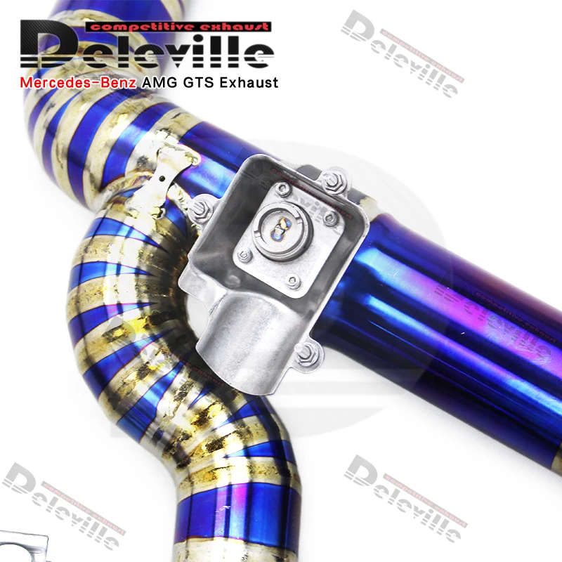 OEM Valve Muffler Exhaust Titanium For Mercedes-Benz AMG GTS/GT(C190) 4.0T 2014-2024 Performance Catback Car Exhaust System